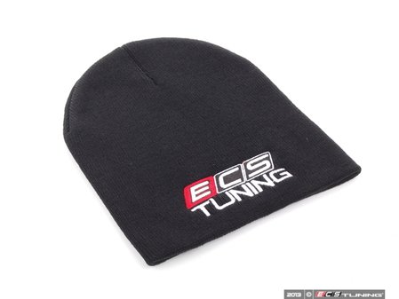 ES#5799 - 1500-black - ECS Knit Beanie - (NO LONGER AVAILABLE) - Stylish embroidered beanie, one size fits all - ECS - 