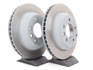 ES#2539340 - 95535240131KT7 - Rear Brake Rotors - Pair 12.99" (330mm) - Rear axle fitment - Both left and right - Sebro - Porsche
