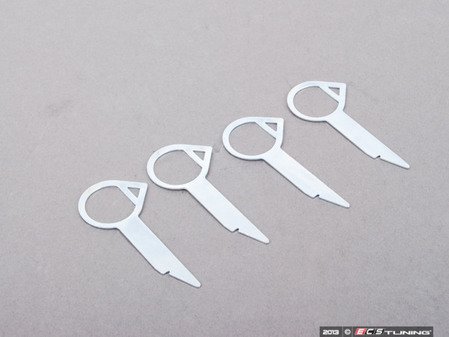 ES#435902 - 8E0051530 - Radio Removal Tools - For vehicles with factory double din head units - Genuine Volkswagen Audi - Audi