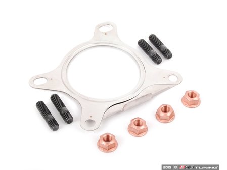 ES#9334 - 1K0198115KT - Downpipe Installation Kit - Includes gasket and related hardware used between turbo and downpipe - Assembled By ECS - Volkswagen