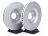 ES#2681189 - 4F0615301EKT6 - Front Brake Service Kit - Featuring Zimmermann rotors and ECS DD23 ceramic brake pads. - Assembled By ECS - Audi