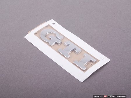 ES#1905047 - 1K0853675BJ739 - GTI Emblem - From the Golf V chassis. Chrome stick on Emblem - Genuine Volkswagen Audi - Volkswagen