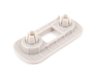 ES#12095 - 165807193B - Big Bumper Guide Piece-Priced Each  - (NO LONGER AVAILABLE) - Plastic oval piece that is mounted on the front fender that the bumper slides on and secures. - Genuine Volkswagen Audi - 