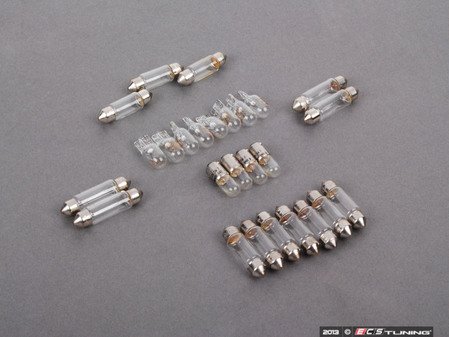 ES#2626519 - N90841101KT - Interior Bulb Kit - Includes all basic interior bulbs for a complete refresh - Assembled By ECS - Audi