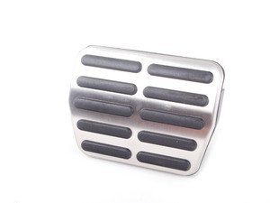 ES#6900 - 1K07231314J4 - Brake Pedal Cap - Brushed Aluminuim - Upgrade your interior look - Genuine Volkswagen Audi - Audi Volkswagen