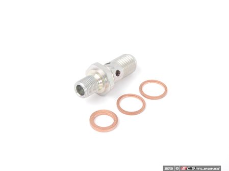 ES#2713119 - 0000900310 - Fuel Pump Check Valve - Includes Copper Sealing Washers - Bosch - Mercedes Benz Porsche