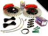 ES#5572 - B6A4S2V2BBK-B XS - ECS Big Brake Kit - Stage II Version II - (No Longer Available) - Black Porsche Calipers & Slotted/Cross-Drilled, Zinc Plated Rotors - ECS - 