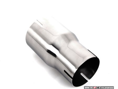 ES#3543 - 65126 - Stainless Steel Exhaust Sleeve Adapter - 2.5" I.D. Mm To 3" I.D. - (NO LONGER AVAILABLE) - Used to connect a 3" pipe to a 2.5" - ECS - 