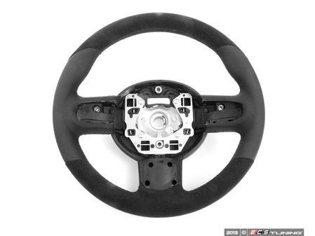ES#52299 - 32300416251 - JCW Leather / Alcantara Steering Wheel - Upgrade to the JCW thicker wheel - Genuine MINI - MINI
