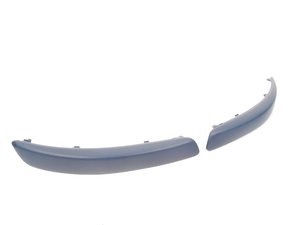 ES#10083 - 1k0998655a - MK5 Rabbit Front Bumper Moulding - Set - (NO LONGER AVAILABLE) - Smooth style from the 4 Door Rabbit. Comes in primer ready to be painted - Genuine Volkswagen Audi - Volkswagen