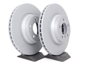 ES#1897125 - 34116750267 - Front Brake Rotors - Pair (348x30) - Cost effective alternative to Genuine BMW parts - Zimmermann - BMW