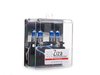 ES#11135 - ZZH3BSPLWA -  Platinum White H3 Halogen Bulb - Pair - Comparable to 7500k HID color for increased intensity & visual appeal - ZiZa - Audi BMW Volkswagen Mercedes Benz MINI Porsche