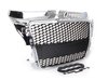 ES#2695486 - YT601212PHC - RS Mesh Style Grille - Black With Chrome Frame - Add a sleek new look to your front end with this black mesh grille. - ECS - Audi