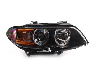 ES#172929 - 63127164444 - E53 Bi-Xenon Headlight With Clear Indicator - Right - Does not include bulb or control ballast - Genuine BMW - BMW