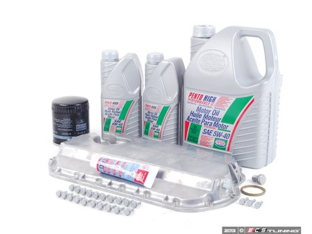 ES#2602426 - N90824401KT - Oil Pan Replacement Kit - Everything required to replace your leaking pan, including the oil change - Assembled By ECS - Audi