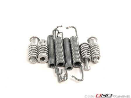 ES#62153 - 34410304724 - Parking Brake Spring Repair Kit - This kit includes all related hardware to install a new set of parking brake shoes - Genuine BMW - BMW