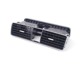 ES#2211201 - 561819728DMAI - Center Air Vent - Satin black with chrome trim found above the radio - Genuine Volkswagen Audi - Volkswagen
