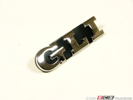 ES#5617 - 1k5853679afxc - "GLI" Front Grille Emblem - Clip on style on front grille - Genuine Volkswagen Audi - Volkswagen