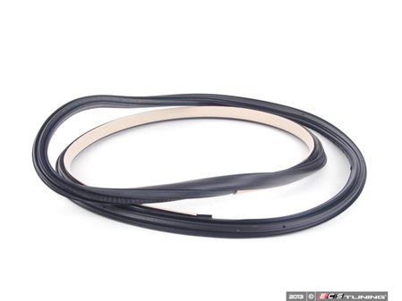 ES#313487 - 1J5867365GFKM - Front Left Inner Door Seal - Black & Beige - (NO LONGER AVAILABLE) - Replace your noisy, leaky door seal - Genuine Volkswagen Audi - 