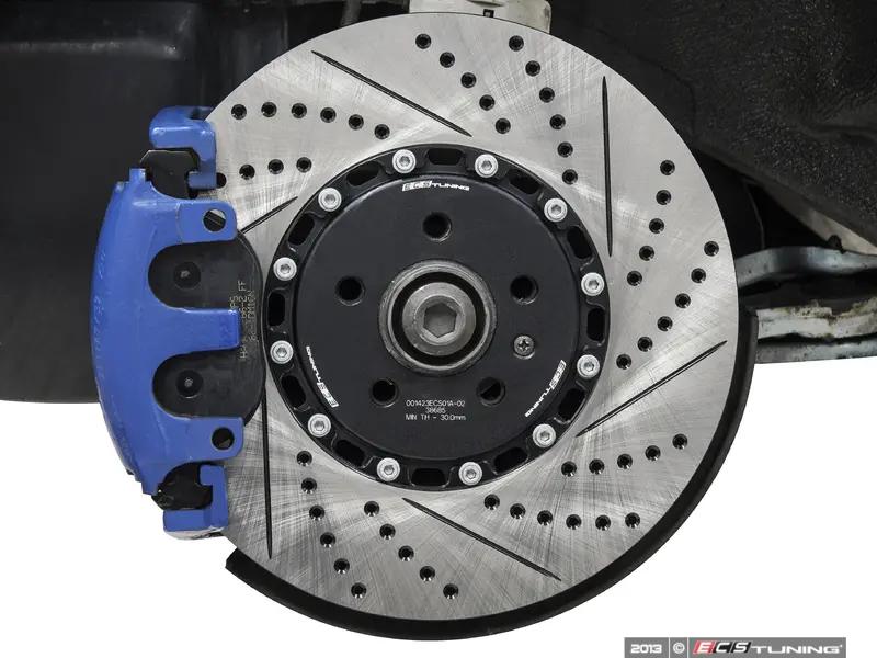 ECS - 001423ECS01AKT - Front Cross-Drilled & Slotted 2-Piece  