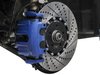 ES#2713047 - 001423ECS01AKT - Front Cross-Drilled & Slotted 2-Piece Brake Rotors - Pair (334x32) - Save weight by bolting on these 2-piece rotors at 15% less weight than factory! - ECS - Audi Volkswagen