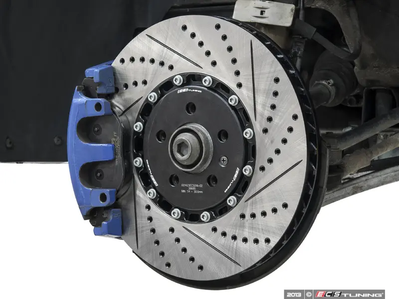 ECS フロント用2枚V4 Cross Drilled Brake Rotors ECS - B5S4S4BBKRXS - Front Big Brake Kit - Stage 4 - 2-Piece