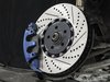 ES#2713047 - 001423ECS01AKT - Front Cross-Drilled & Slotted 2-Piece Brake Rotors - Pair (334x32) - Save weight by bolting on these 2-piece rotors at 15% less weight than factory! - ECS - Audi Volkswagen