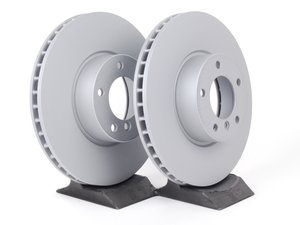 ES#2713272 - 34116767059KT9 - Front Brake Rotors - Pair (324x30) - Restore braking power. - Zimmermann - BMW