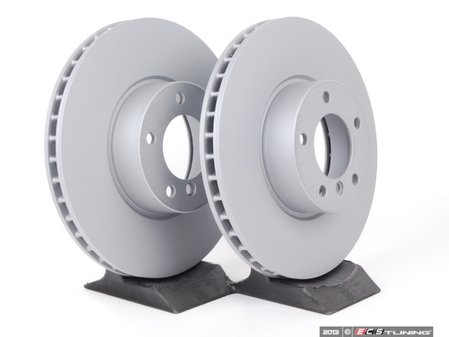ES#2713272 - 34116767059KT9 - Front Brake Rotors - Pair (324x30) - Restore braking power. - Zimmermann - BMW