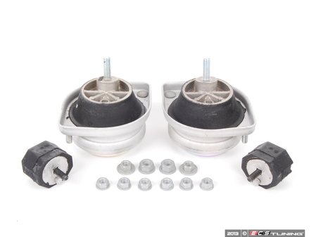 ES#2592939 - 22111092823KT1 - Drivetrain Mount Kit - Includes engine and transmission mounts and mounting hardware - Lemforder - BMW