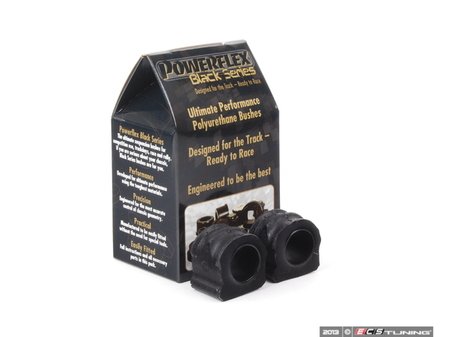 ES#2650156 - PFF85-411-21Bx2 - Race Polyurethane Sway Bar Bushing Set - 21mm - Stiffer bushings allow sway bars to work at their fullest potential - Powerflex Black Series - Volkswagen