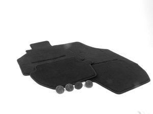 ES#1354539 - 00004480084A10 - Set Of Floor Mats - Black - Beautiful OEM Black floor mat set - Genuine Porsche - Porsche