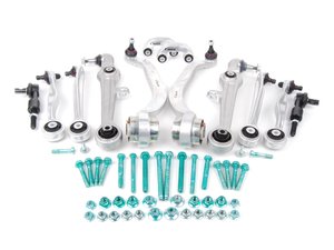 ES#2681184 - 8D0498999 - Complete Front Control Arm Kit - Includes all front control arms and hardware - plus tie rod ends and sway bar end links! - Vaico - Audi Volkswagen