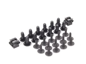 ES#2707748 - N91057001KT1 - Front Fender Liner Hardware Kit - Priced Each - Includes required hardware to secure one front fender liner - Assembled By ECS - Audi