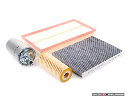 ES#8575 - 1j0198001 - ECS Filter Maintenance Kit - 4 Piece - Includes air, fuel, oil & cabin filers. - Assembled By ECS - Volkswagen