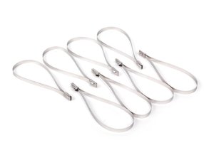ES#261432 - 010201 - 8" Stainless Steel Locking Ties - Pack Of 9 - Secure the exhaust wrap with stainless steel ties - DEI - Audi BMW Volkswagen Mercedes Benz MINI Porsche