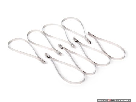 ES#261432 - 010201 - 8" Stainless Steel Locking Ties - Pack Of 9 - Secure the exhaust wrap with stainless steel ties - DEI - Audi BMW Volkswagen Mercedes Benz MINI Porsche