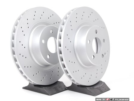 ES#2712883 - 2204212512KT3 - Front Brake Rotors - Pair (330x32) - Does not include new rotors securing screws - Meyle - Mercedes Benz