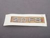 ES#7147 - 3C0853675BGQF - "2.0FSI" Emblem - Chrome / Chrome / Red stick on emblem - Genuine Volkswagen Audi - Audi Volkswagen