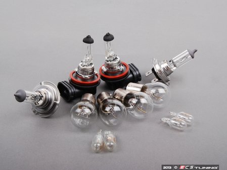 ES#2581939 - 64211KT - Exterior Bulb Refresh Kit W/ Fog Lights - Includes all headlight, tail light, fog light and side marker bulbs - Assembled By ECS - Audi