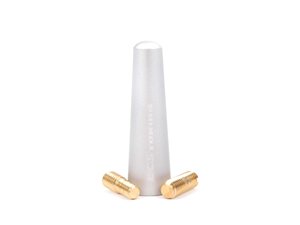 ES#4493 - 001757ECS01A-02 - 50mm Billet Aluminum Antenna - Silver - (NO LONGER AVAILABLE) - Increase your visual appeal by decreasing your antenna length. - ECS - 