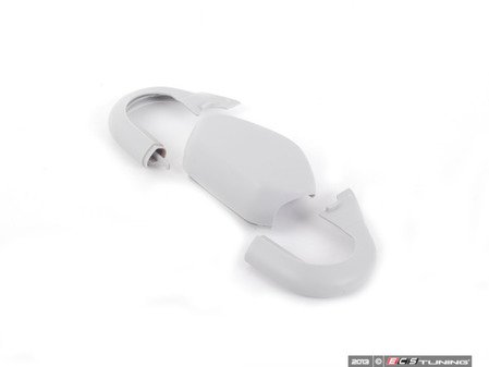 ES#308804 - 1J0858189DY20 - Rear Seat Belt Cap - Pearl Gray - For height-adjustable rear seat belts - Genuine Volkswagen Audi - Volkswagen