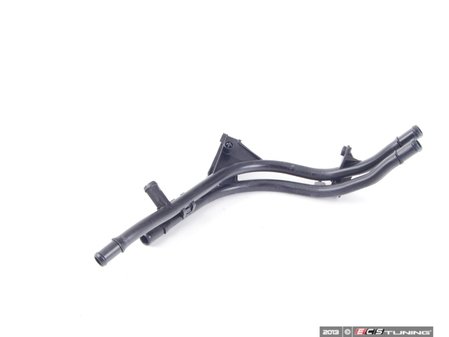 ES#315206 - 1K0121070BD - Coolant Pipe - Pair of plastic coolant lines between the auxiliary water pump and lower expansion tank hose - Genuine Volkswagen Audi - Audi Volkswagen