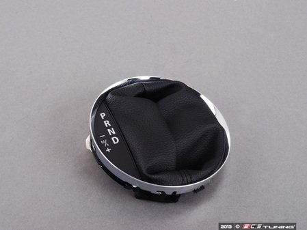 ES#47977 - 25162752946 - Selector Lever Boot - Chrome Trim - Attaches to the shifter console base, Contains PRND and M/S - Genuine MINI - MINI