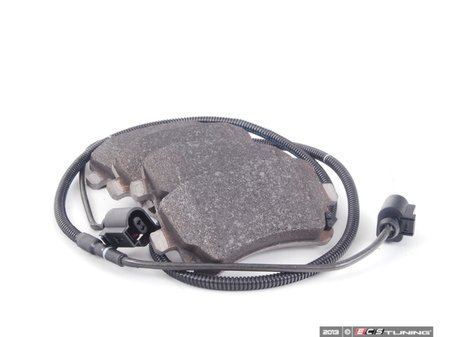 ES#252542 - 3d0698451a - Rear Brake Pad Set  - With Sensor wire - Genuine Volkswagen Audi - Volkswagen