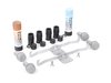 ES#2593770 - 4D0698647KT5 - Front Pad & Rotor Installation Kit - Includes necessary hardware to service front caliper components - Assembled By ECS - Audi
