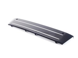 ES#2577477 - 8R0807287ET94 - Front Plate Filler - Glossy Black - Eliminate your plate bracket for a smooth look - Genuine Volkswagen Audi - Audi