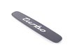 ES#1489704 - 99655130500A03 - "Turbo" Logo - Black - Emblem for rear shelf carpet - Genuine Porsche - Porsche
