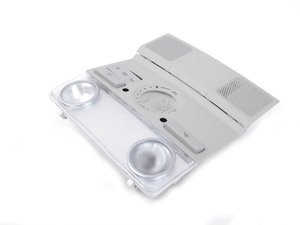ES#318525 - 1K0947106EWRC - Overhead Light Assembly - Pearl Grey - Roof mounted lighting center cluster for models with sliding roof. - Genuine Volkswagen Audi - Volkswagen