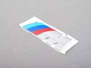 ES#25885 - 11617831266 - "M" Engine Beauty Cover Emblem - BMW "M" Motorsport emblem - Genuine BMW - BMW